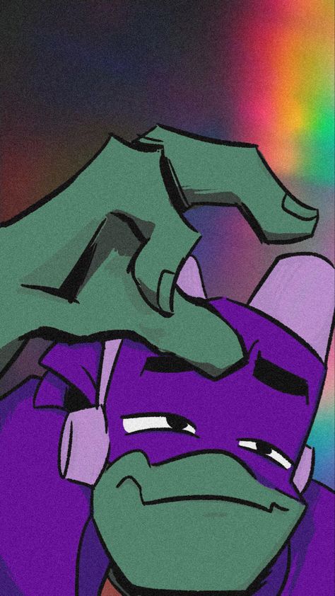 Donatello Pfps, Rottmnt Fanart Wallpaper, Donnie Rise Of The Tmnt Pfp, Rottmnt Donnie Clothes Dont Make The Turtle, Tmnt Donnie Wallpaper, Donnie Rottmnt Background, Rottmnt Wallpaper Donnie, Rise Donnie Wallpaper, Rise Donnie Pfp