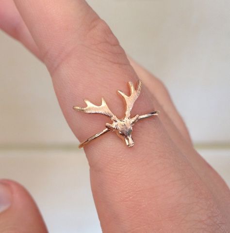 Beautiful gold stag ring, buck, deer Stag Jewelry, Stag Ring, Couples Rings, Buck Deer, Couple Rings, Gifts Ideas, Deer, Stud Earrings, Ring