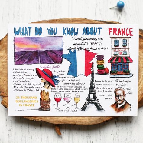 Lapbook Ideas, About France, Organizator Grafic, Travel Journal Pages, Sketch Note, Travel Journal Scrapbook, Travel Art Journal, Diy Travel Journal, Bullet Journal Paper