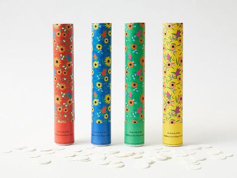 Wildflower cannon Wildflower Confetti, Seed Confetti, Wildflower Seed Paper, Confetti Poppers, Paper Confetti, Seed Paper, Compressed Air, Wildflower Seeds, Christmas Gifts For Friends