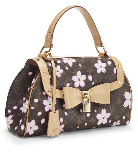 louis vuitton spring 2003 cherry blossom bag Floral Handbags, Takashi Murakami, Purse Styles, Juicy Couture, Cherry Blossom, Luxury Bags, Luxury Branding, Marc Jacobs, Bags Designer