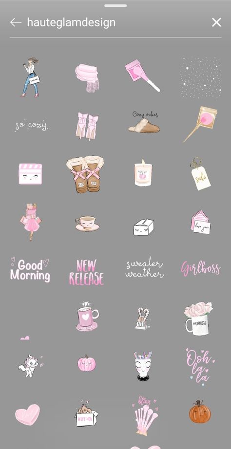 Work Stickers Instagram, Girly Story Instagram, Instagram Sale Post Ideas, Cute Instagram Story Layout, Insta Cute Stickers, Cute Snap Stickers, Goodnight Instagram Story, Cute Pfps For Instagram, Insta Post Story Ideas