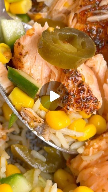 Shelina Permalloo on Instagram: "Cajun Honey Butter Salmon! 
The easiest air fryer recipe made in just 10 mins!! 

600g salmon
3tbsp Cajun seasoning 
2tbsp honey 
75g salted butter 

👉🏽Dry the salmon 
👉🏽Generously sprinkle over Cajun seasoning 
👉🏽Dot buttter on flesh side 
👉🏽Drizzle honey
👉🏽Air fry at 180 for 10 mins 

💪🏽Serve with rice, tortilla, salad, jalapeños #salmon #airfryer" Cajun Honey Butter Salmon, Salmon Airfryer, Honey Butter Salmon, Tortilla Salad, Butter Salmon, Air Fryer Recipe, Honey Butter, Cajun Seasoning, Air Fry