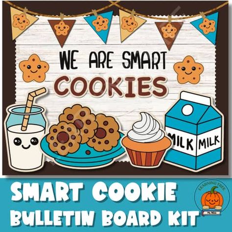 Smart Cookie Bulletin Board,Back to School, Door Decorations,Learning Smart Cookie Bulletin Board, Smart Cookies Bulletin Board, Cookie Bulletin Board, Back To School Door Decorations, Back To School Door, Smart Cookies, School Door Decorations, Door Poster, School Doors