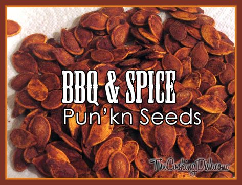 Bbq Pumpkin Seeds Recipe, Bbq Pumpkin Seeds, Maple Roasted Pumpkin Seeds, Flavored Pumpkin Seeds, Pumpkin Seed Recipes Roasted, Homemade Pumpkin Seeds, Pumpkin Seeds Recipe, Bbq Roast, Bbq Spice