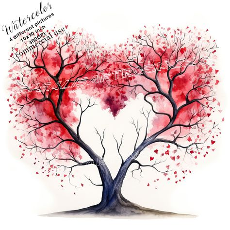 Heart Tree Painting, Heart Shaped Tree, Valentines Wallpaper Iphone, Valentines Wallpaper, Heart Background, Old Trees, Quilt Projects, Download Image, Love Tree