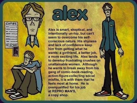 Avi Aesthetic, Mtv's Downtown, Mtv Downtown, Daria Mtv, Yellow Cartoon, Character Profiles, 2000s Art, 2000s Cartoons, Best Gift Ideas