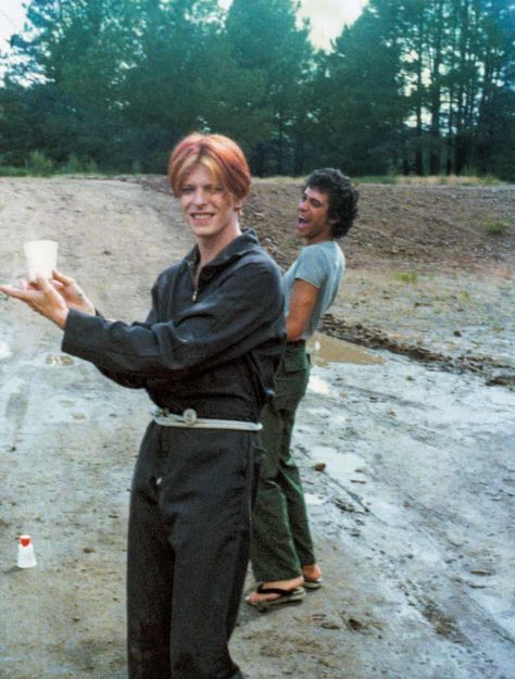 Oh, you pretty thing: behind the scenes with David Bowie – in pictures | Music | The Guardian Angela Bowie, Duncan Jones, Major Tom, Ziggy Stardust, Film Set, Bruce Springsteen, Manado, David Bowie, In Hollywood