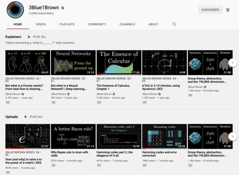 8 Youtube Channels for Learning Mathematics Learn Mathematics, High School Mathematics, Discrete Mathematics, Advanced Mathematics, Learning Mathematics, Differential Equations, Khan Academy, Trigonometry, Animation Tutorial