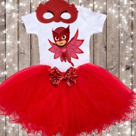 Owlette Cake, Owlette Birthday Party, Halloween Tutu Costumes, Pj Masks Birthday Cake, Pj Mask Party, Pj Masks Birthday Party, Halloween Tutu, Pj Masks Birthday, Simple Birthday Decorations