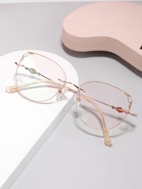 Embellished   Women Accessories Clear Glasses Frames Women, Glasses Women Fashion Eyeglasses, Unique Glasses Frames, Glasses For Face Shape, Classy Glasses, Fancy Glasses, Clear Glasses Frames, Wooden Glasses, Cat Eye Glasses Frames