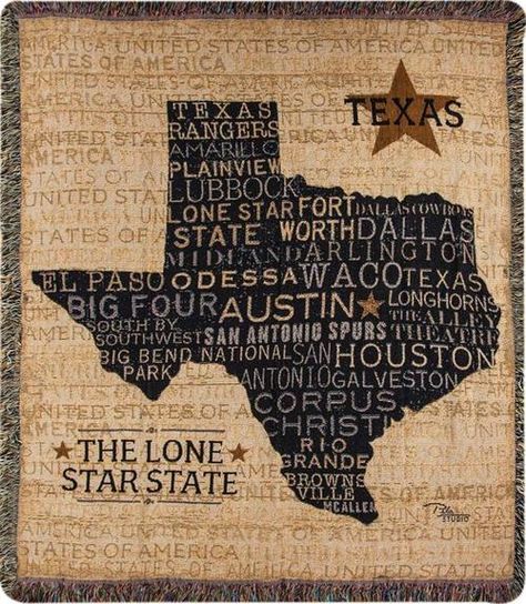 USA Texas Tapestry Throw Houston Parks, Texas Decor, Colorful Tapestry, Afghan Throw Blanket, Chenille Throw, Texas City, State Of Texas, Tapestry Pillow, Lone Star State