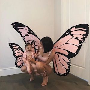 Butterfly Wings Costume, Halloween Clothes, Wings Costume, Mom Baby, Pink Butterfly, Halloween Cosplay, Butterfly Wings, Halloween