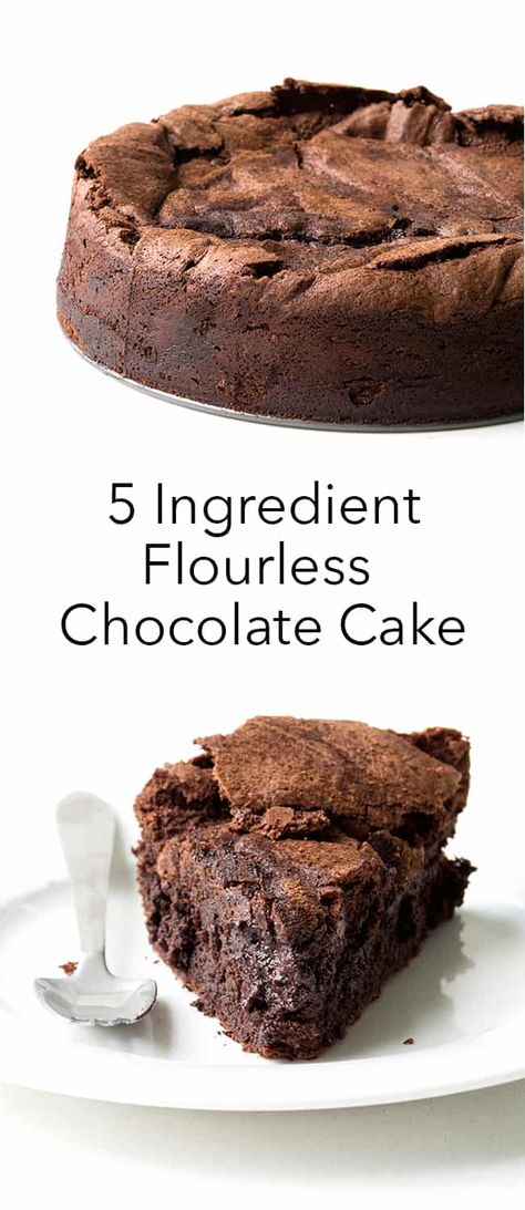 Best Flourless Chocolate Cake, Glutenfri Baking, Flourless Chocolate Cake Recipe, Flourless Chocolate Cake, Flourless Cake, Flourless Chocolate Cakes, Gf Desserts, Gluten Free Cake, Flourless Chocolate