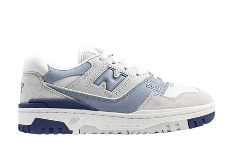 Women's New Balance 550 Sneakers in Summer Fog/Dusk Blue. New Balance 550 Summer Fog, Dusk Blue, Trendy Shoes Sneakers, Preppy Shoes, Shoes Outfit Fashion, Cute Sneakers, Hype Shoes, Sneakers Mode, Shoe Inspo