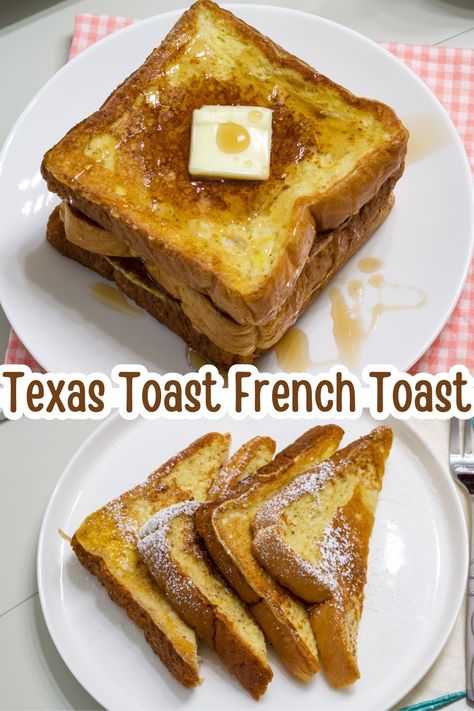 Make mouthwatering Texas French toast in just 20 minutes. Our easy recipe uses simple ingredients like eggs, milk, and vanilla for a delicious breakfast. French Toast Syrup Recipe, Texas Toast French Toast, Texas French Toast, French Toast Recipes, Toast Eggs, Easy French Toast Recipe, Texas Toast, 20 Minute Recipes, Cinnamon Milk