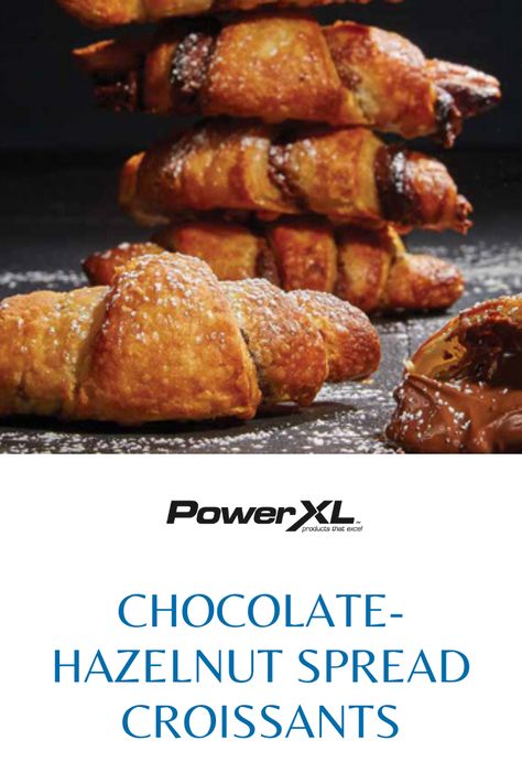 Croissants Dessert, Hazelnut Croissant, Chocolate Hazelnut Croissant, Power Xl Air Fryer, Lamb Kabobs, Small Air Fryer, Indoor Grills, Chocolate Hazelnut Spread, Vacuum Sealers