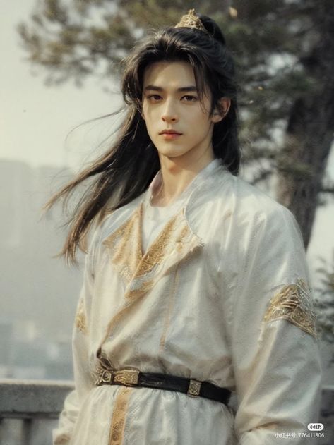 Manga Man, Male Hanfu, Hanfu Male, Traditional Hairstyle, Chinese Aesthetic, Chinese Man, Chinese Hairstyle, Hair Reference, Chinese Boy