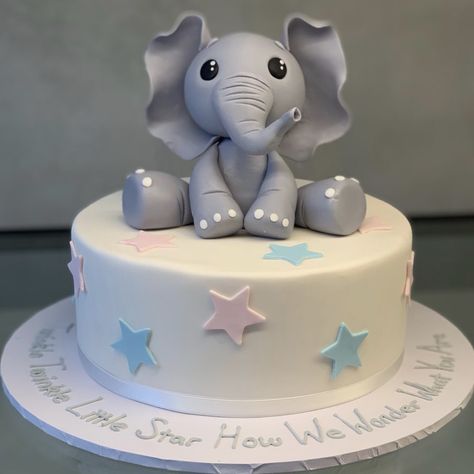 Cute Little Elephant | Nikos Cakes Elephant Birthday Cakes, Fondant Elephant, Baby Elephant Cake, Baby Shower Cake Designs, Elephant Baby Shower Cake, Elephant Cake Toppers, Elephant Cakes, Elephant Baby Shower Theme, Baby Shower Cakes For Boys