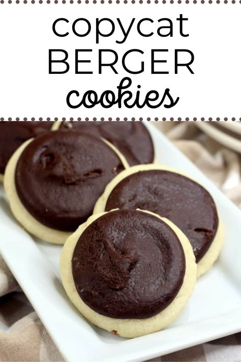 Baltimore Famous Berger Cookies, Berger Cookies, Frosted Cookies, Soft Cookies, Chewy Cookies, Desserts For A Crowd, Cookie Frosting, Fall Food, Soft Cookie