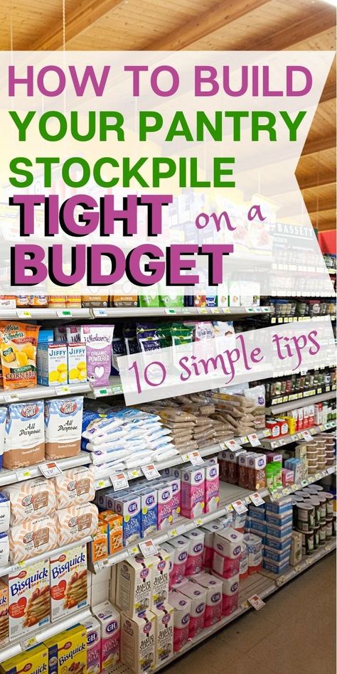 Food Stockpile List, Stockpile List, Emergency Stockpile, Pantry Stockpile, Stockpile Food, Food Stockpile, Emergency Preparedness Food Storage, Food On A Budget, Preppers Pantry