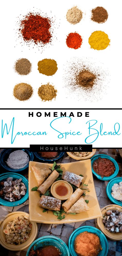 Transport your taste buds to Morocco with this Homemade Moroccan Spice Blend! Infuse aromatic stews, grilled meats, and more with the exotic flavors of cumin, coriander, ginger, and cinnamon. A versatile blend to elevate your culinary creations! #MoroccanRecipes #SpiceBlend #FoodBlog Moroccan Spice Blend, Moroccan Seasoning, Moroccan Spices, Spice Blends Recipes, Homemade Spice Blends, Hearty Stews, Moroccan Food, Homemade Spices, Spice Recipes