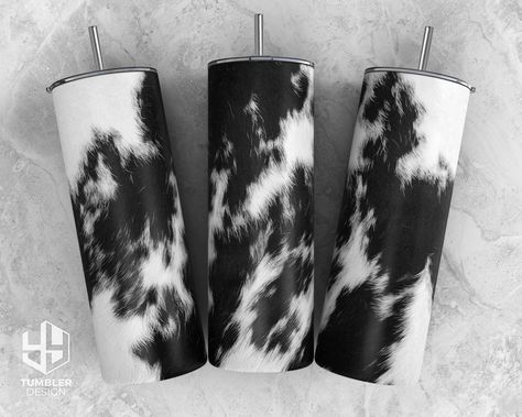 Cow Hide Tumbler, Tumbler Wrap Template, Southwest Print, Template Black, Free Tumbler, Mom Tumbler, Cow Hide, Tumbler Gift, Purple Glitter