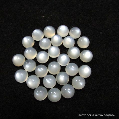 10mm Moonstone Cabochon Round Gemstone, Natural milky WHITE MOONSTONE round Cabochon, AAA+ Quality Have Lots of Gorgeous Beautiful Moonstone Moonstone Cabochon, Pretty Rocks, Hessonite Garnet, Arizona Turquoise, White Moonstone, Milky White, Natural Shapes, Shop Small, Faceted Gemstones