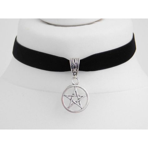 Black Velvet 16mm Pentagram Choker Necklace ($6.83) ❤ liked on Polyvore featuring jewelry, necklaces, choker necklaces, choker jewelry, pentagram choker, velvet necklace and velvet jewelry Pentagram Accessories, Pentagram Choker, Pentagram Jewelry, Jewellery Choker, Mcu Dr, Choker Jewellery, Necklaces Choker, Pentagram Necklace, Velvet Necklace