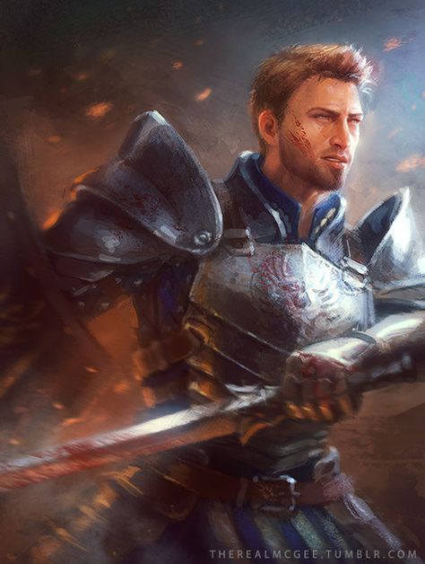 Alistair, from Dragon Age. I might have totally named my car after this character... Dragon Age Alistair, Fantasy Things, Plate Armor, Dragon Age Characters, Dragon Age 3, Grey Warden, Dragon Age Games, Dragon Age Series, Dragon Age 2