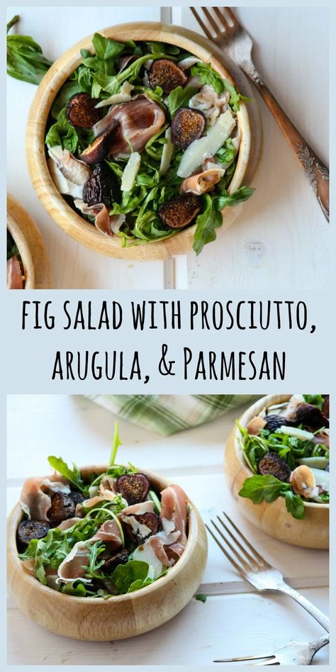 Fig Salad Recipes, Prosciutto Salad, Salad With Blue Cheese, Honey Balsamic Dressing, Best Salads Ever, Savoury French Toast, Fig Salad, Seasonal Salad, Fig Recipes