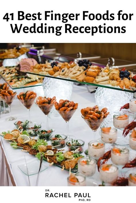 Reception Food Ideas On A Budget, Unique Wedding Appetizers, Wedding Starters Food Ideas, Small Catering Ideas, Buffett Ideas Wedding, Small Bites Wedding Reception, Finger Food Ideas For Wedding Reception, Summer Wedding Appetizers, Easy Appetizers For Wedding Reception