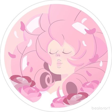 Rose Quartz Icon, Steven Universe Stickers, Sailor Moon Funny, Rose Quartz Steven Universe, Steven Universe Pictures, Steven Universe Diamond, Pink Diamond Steven Universe, Steven Universe Wallpaper, Steven Universe Drawing