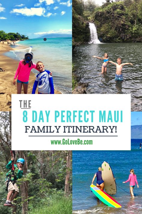 Maui With Kids, Hawaii Family Vacation, Maui Honeymoon, Maui Itinerary, Hawaii Itinerary, Maui Hawaii Vacation, Zipline Adventure, Maui Resorts, Vacation Wishes