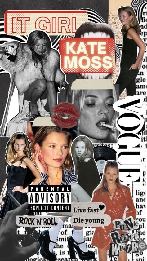 #katemoss #katemossshuffle #katemess #fyp #foryoupage #moodboard #collage Kate Moss Collage Wallpaper, Kate Moss Wallpaper Iphone, Kate Moss Collage, Grunge Moodboard, Camille Jansen, Madonna Costume, Dark Feminine Style, Grunge Collage, Y2k Collage