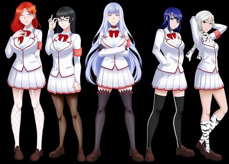 Yansim Student Council, Yandere Simulator Characters, Video Game Anime, Student Council, Old Anime, Yandere Simulator, Cartoon Games, Female Character Design, Chica Anime Manga