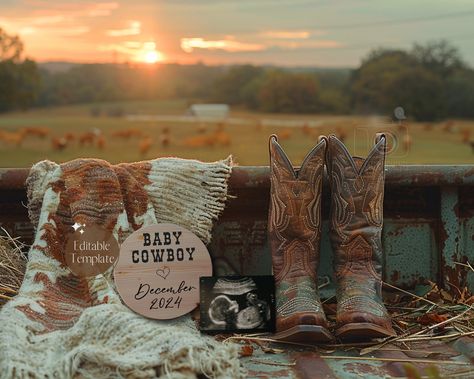 Simple Western Pregnancy Announcement, Digital Cowboy Baby Announcement, Neutral Farm Reveal, EDITABLE Template, Our First Rodeo, Horse Cow Baby Announcement With Horse, Western Baby Announcement Photos, Horse Pregnancy Announcement, Cow Pregnancy Announcement, Pregnancy Announcement Country, Cowboy Pregnancy Announcement, Western Baby Announcement Ideas, Pregnancy Announcement Western, Cowboy Baby Announcement