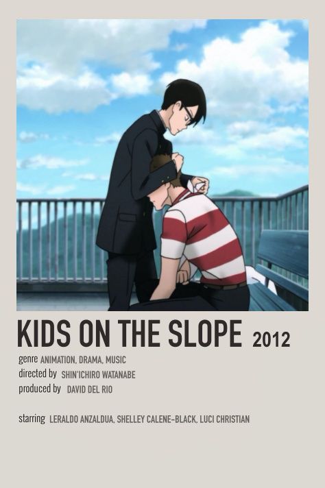 Kids On The Slope, Anime Watchlist, Minimalist Anime, Anime Recs, Japanese Animated Movies, Best Romance Anime, Series Poster, Film Posters Minimalist, Anime Suggestions