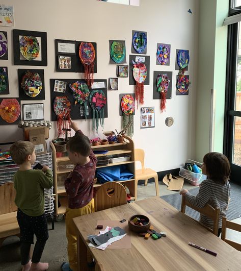 Multi media short term project in our Atelier. How we use our Reggio inspired art studio Reggio Inspired Art, Reggio Emilia Art, Painting For Toddlers, Meri Cherry, Fairy Dust Teaching, Child Art, Reggio Inspired, Nature Painting, Classroom Setup