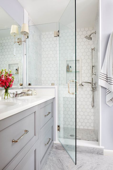 Fox Interior Design, Small Master Bath, Small Bathroom Renovation, Bathroom Redesign, Master Bath Remodel, Dc Metro, Bathroom Remodel Designs, Bathroom Remodel Shower, Bathroom Renos