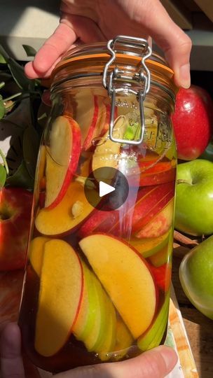 Bourbon Apples, Infused Bourbon, Crowded Kitchen, Apple Bourbon, Apple Cocktail, Bourbon Drinks, Boozy Drinks, Fall Drinks, Alcoholic Beverages