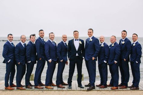 Dark Blue Tux, Black Groomsmen Suits, Navy Blue Groomsmen, Navy Groomsmen Suits, Groom Suit Navy, Navy Blue Groom, Blue Groomsmen Suits, Groom Blue Suit, Navy Groomsmen