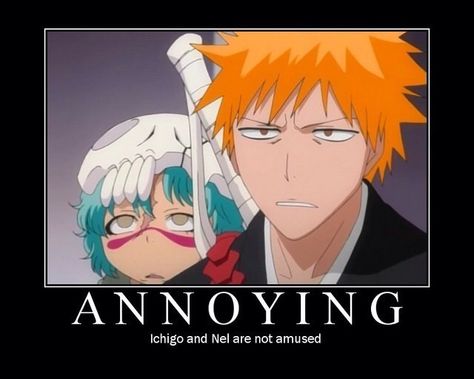 Ichigo X Nel, Nelliel X Ichigo, Nel And Ichigo, Ichigo And Nel, Nel Tu Bleach, Nel Bleach, Bleach Anime Funny, Bleach Gif, Orihime Bleach