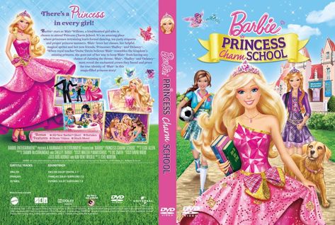 Barbie Princess Charm School - Movie DVD Custom Covers - Barbie ... American Girl Printables, Barbie Dvd, Barbie Princess Charm School, Dvd Cover Design, Barbie Stories, Mini Printables, Princess Charm School, American Girl Diy, Barbie Printables