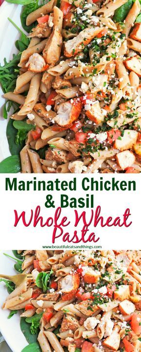 Chicken Basil, Diet Salad Recipes, Low Calorie Salad, Low Fat Dinner, Salad Diet, Cucumber Diet, Low Calorie Dinners, Greek Pasta, Wheat Pasta