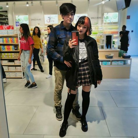 Nerd And Goth Couple Aesthetic, Goth Gf And Nerd Bf Aesthetic, Nerd Couple Aesthetic, Goth Gf And Nerd Bf, Goth Couple Aesthetic, Goth Couples, Goth Couple, Nicknames For Boyfriends, Nerd Boyfriend