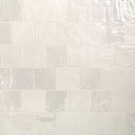 Ivy Hill Tile Amagansett White 4 in. x 4 in. 9mm Satin Ceramic Wall Tile (5.38 sq. ft. / box)-TLEQMYRKWHITE4X4 - The Home Depot Bullnose Tile, Ivy Hill Tile, Grout Color, Tile Work, Beautiful Tile, Decoration Inspiration, Ceramic Wall Tiles, Tile Samples, Color Tile