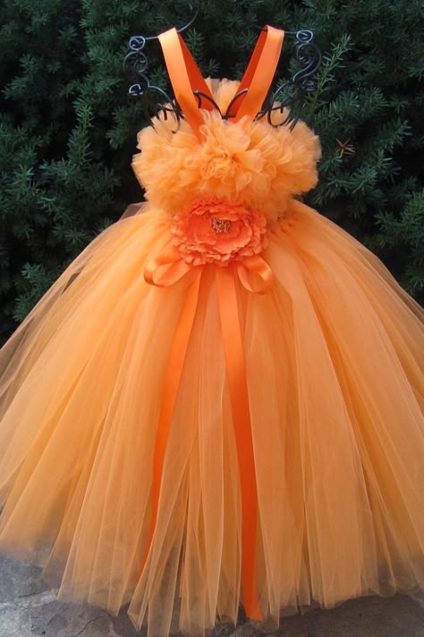 Green And Burnt Orange Wedding, Fall Flower Girl Dresses, Fall Flower Girl, Bridal Vibes, Orange Dress Wedding, Green And Burnt Orange, Wiccan Wedding, Orange Weddings, Burnt Orange Wedding