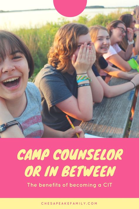 The benefits to becoming a camp counselor in training  Camp Wright had a very positive impact on my life, and I wanted to be able to give back to the community and provide the same atmosphere for other kids.  Chesapeake Family Life Magazine, Family Fun, teen, teenagers, camp summer camp, camp counselor Outdoor Camping Outfits, Tent Camping Beds, Summer Camp Counselor, Camping Gear Diy, Teen Stuff, Family Tent Camping, Camp Camp, Camp Counselor, Staff Training