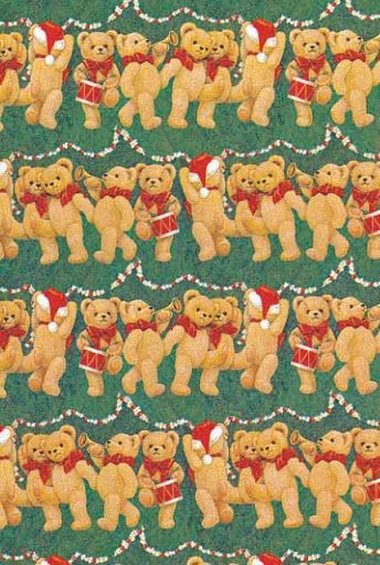 Vintage Christmas Wrapping Paper, Christmas Papers, Dollhouse Christmas, Christmas Teddy Bear, Vintage Teddy Bears, Christmas Inspo, Wallpaper Iphone Christmas, Christmas Bear, Mini Christmas